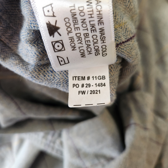 Orvis Fairbanks Shirt Mens Med Light Check Flannel Button Up SUEDED ELBOW Patch - Picture 14 of 14